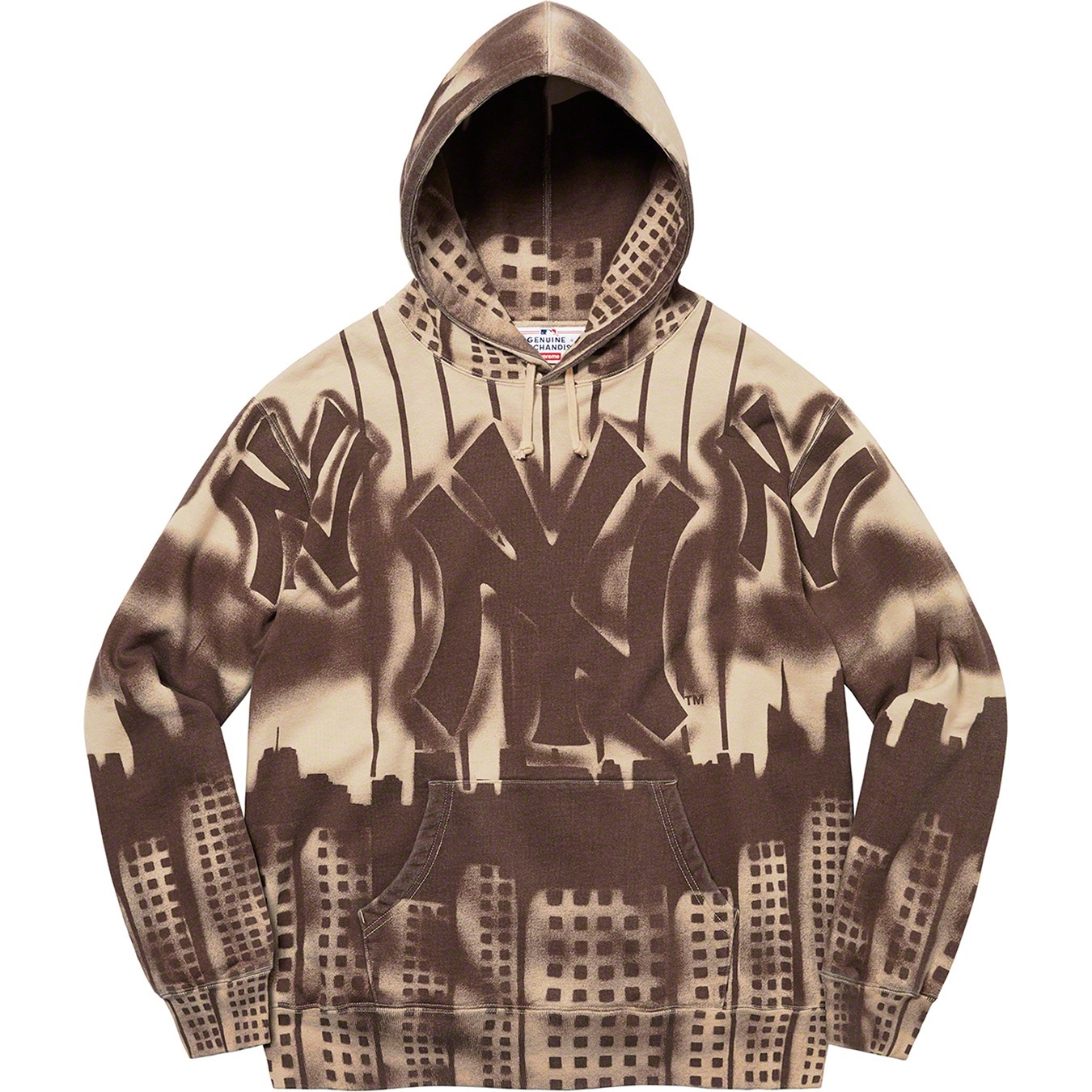 Supreme®/New York Yankees™Airbrush Hooded Sweatshirt view 8